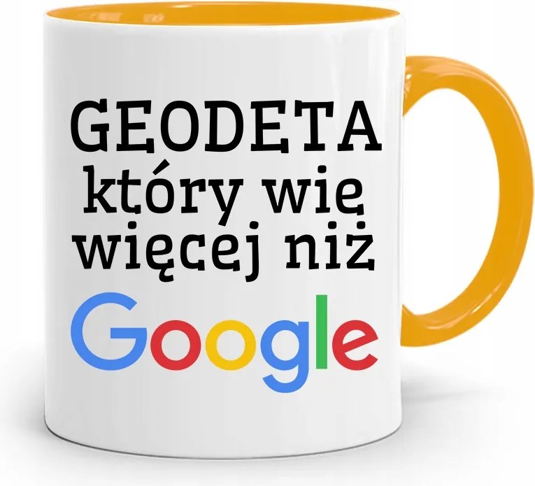 Sárga Bögre A Geodétának, Aki Többet Tud, Mint A fényképes nyomott mintás Szemüveg