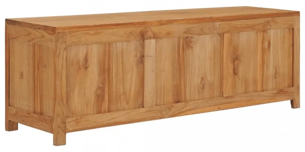 tömör tíkfa TV-szekrény 115 x 30 x 40 cm