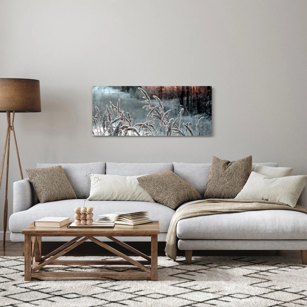 Kép - Fagyott rét (120x50 cm)