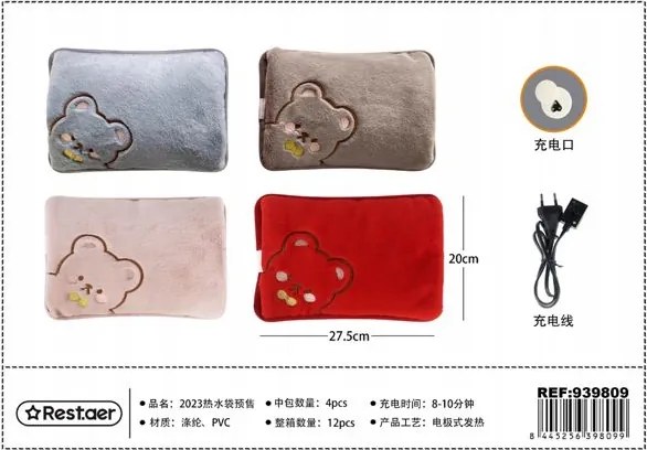 Mackó alakú kézmelegítő kényelem és melegség