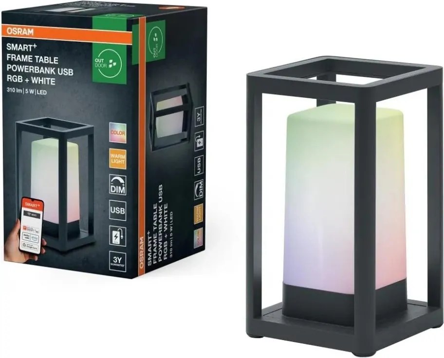Osram - LED RGBW dimmelhető asztali lámpa okos LED/5W/5V IP44 Wi-Fi