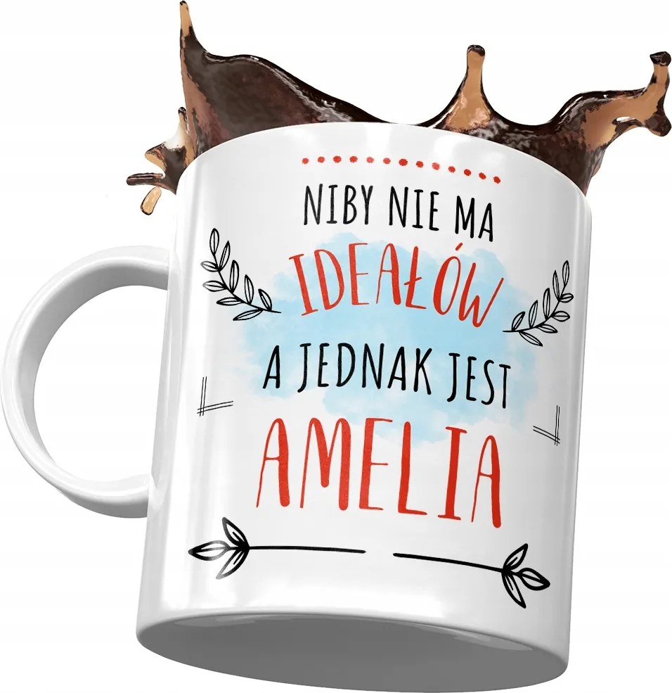 Bögre Amelia Feleség Barátnő Ajándék Nyomtatott Fotóval