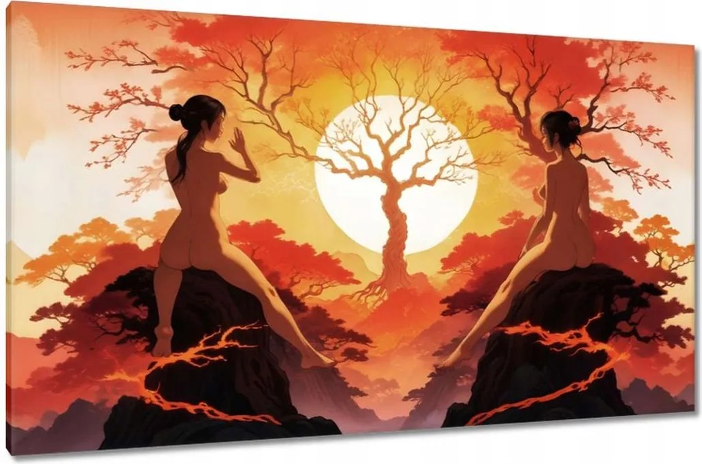 Festmények 120x70 Az élet fájának szimbóluma