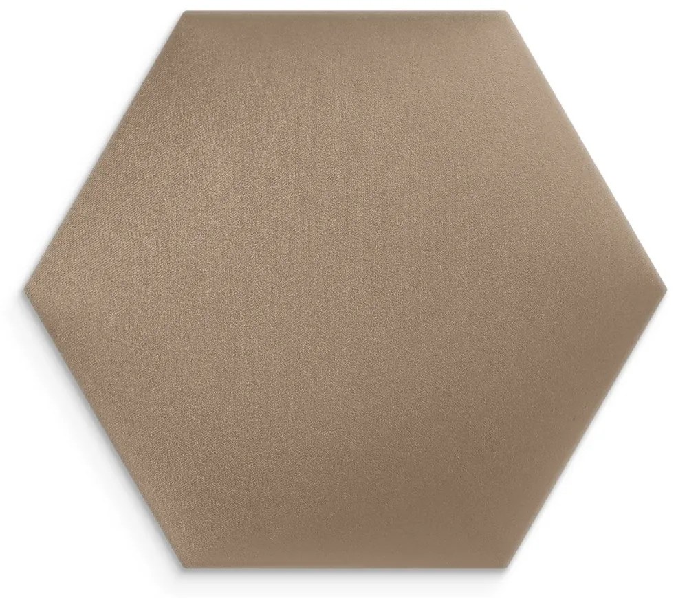 Kárpitozott panel - Hatszög - 30x26cm Szín: Khaki