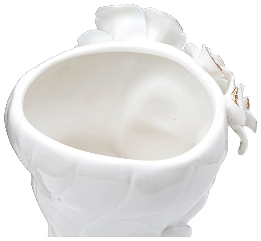 Cute Woman fehér porcelán váza - Mauro Ferretti
