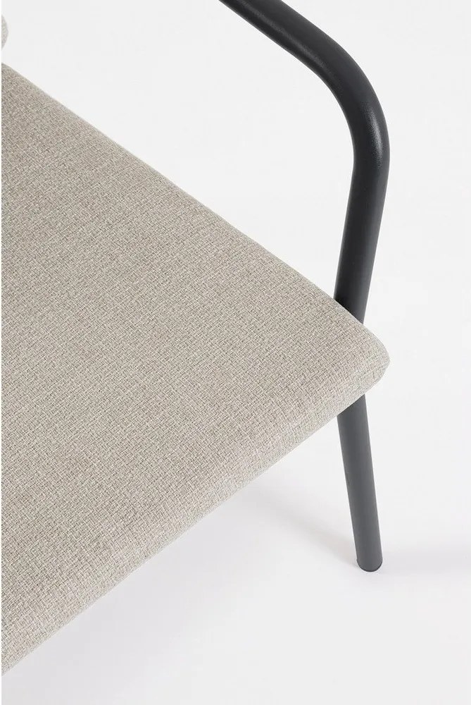 Világosbarna fém kerti szék Edvige – Bizzotto