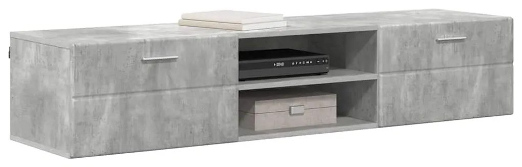 TV szekrény fiókkal Magasfényű fehér 150 x 39 x 30 cm Faanyag