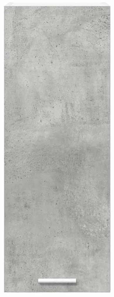 Függő szekrény Riga Beton szürke és fehér 30 x 31 x 80 cm