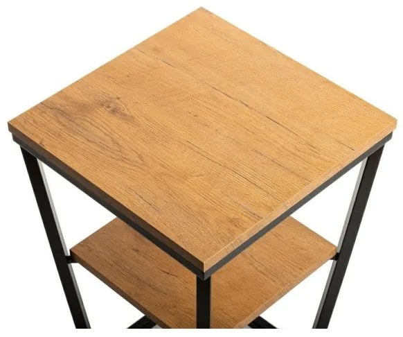 Kisasztal EXPAND 57x40 cm fekete/barna