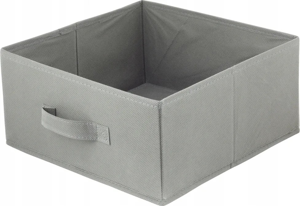 Textil tárolódoboz Lavita sötétszürke 31x31x15