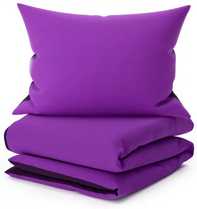 Pamut ágyneműhuzat VIOLETTA lila Ágyneműhuzat mérete: 70 x 90 cm | 140 x 200 cm