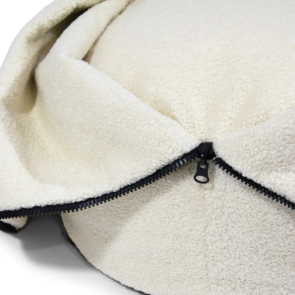 Barna buklé gyerek babzsákfotel Cocoon 80 – SLOWDOWN