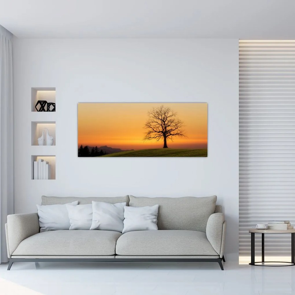 Naplemente a réten képe (120x50 cm)