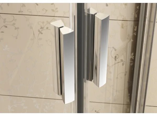 Ravak 3B240C00Z1B- Négyrészes, negyedkör alakú BLIX zuhanykabin 80x80cm, fényes króm