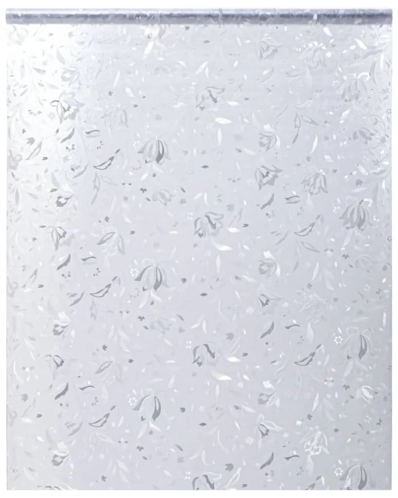 matt virágminta PVC ablakfólia 45 x 500 cm