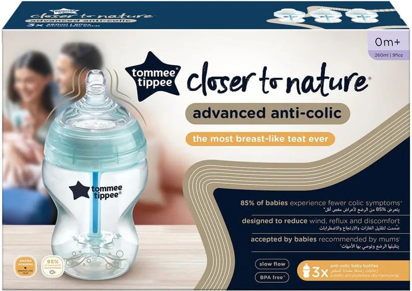 Tommee Tippee cumisüveg Advanced anti colic 3x260ml