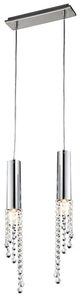 LED Csillár zsinóron DUERO 2xLED/3W/230V