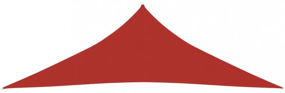 piros HDPE napvitorla 160 g/m² 3,5 x 3,5 x 4,9 m