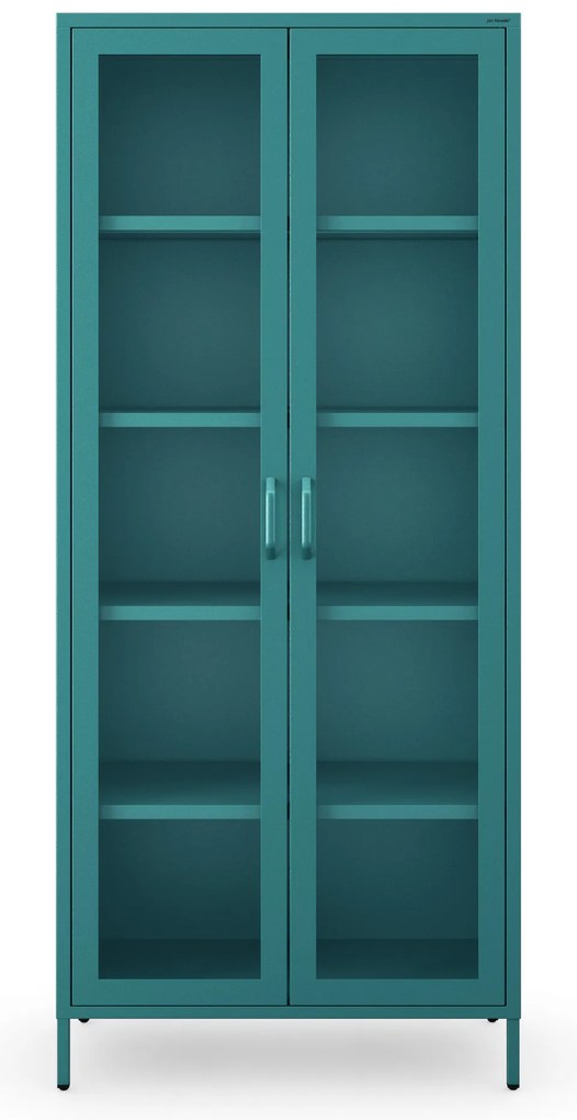 ANGELO vitrin, 800 x 1850 x 450 mm, Modern: tengerkék