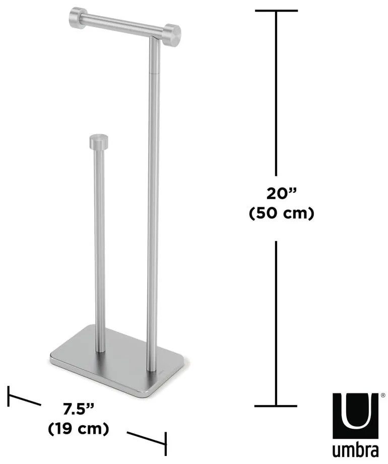 Acél WC-papír tartó állvány Cappa – Umbra