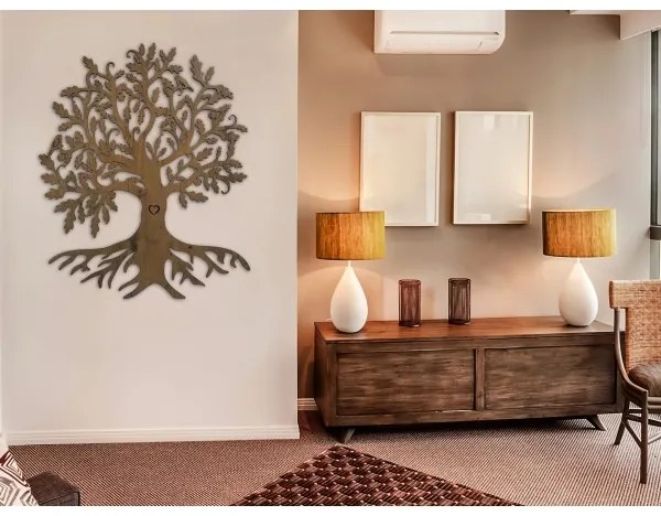 Li-Go 5729/DUB2 - LED fali dekoráció érzékelővel LED/10W/5V 90x110 cm tölgy