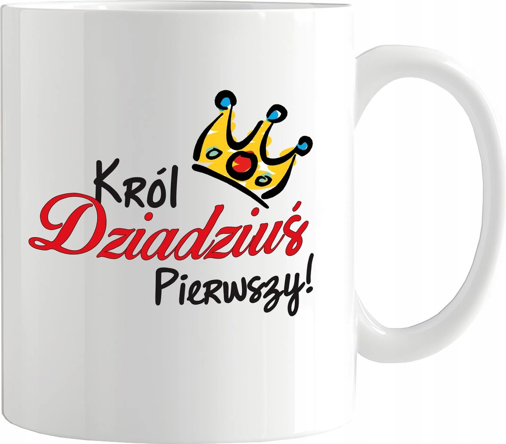 Teás Bögre Király Nagypapa Első Nyomtatott Nagypapa Nap