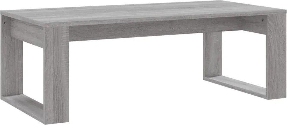 vidaXL szürke sonoma szerelt fa dohányzóasztal 102x50x35 cm