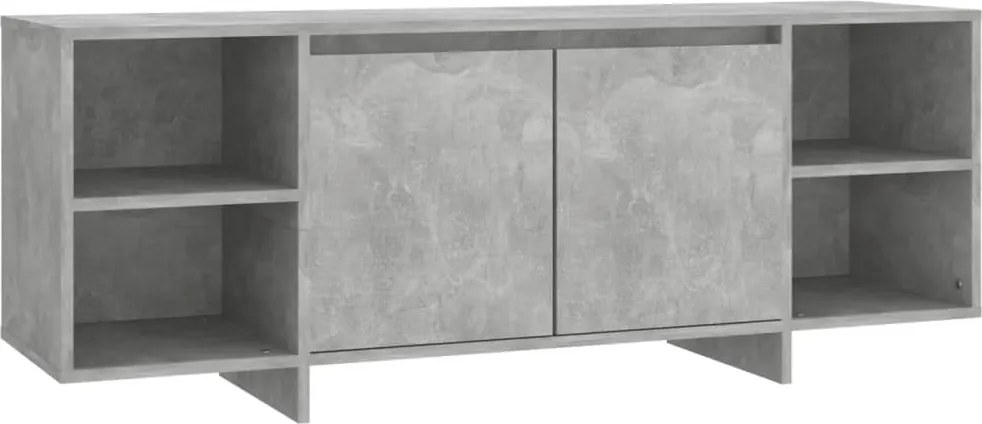 vidaXL betonszürke szerelt fa TV-szekrény 130x35x50 cm