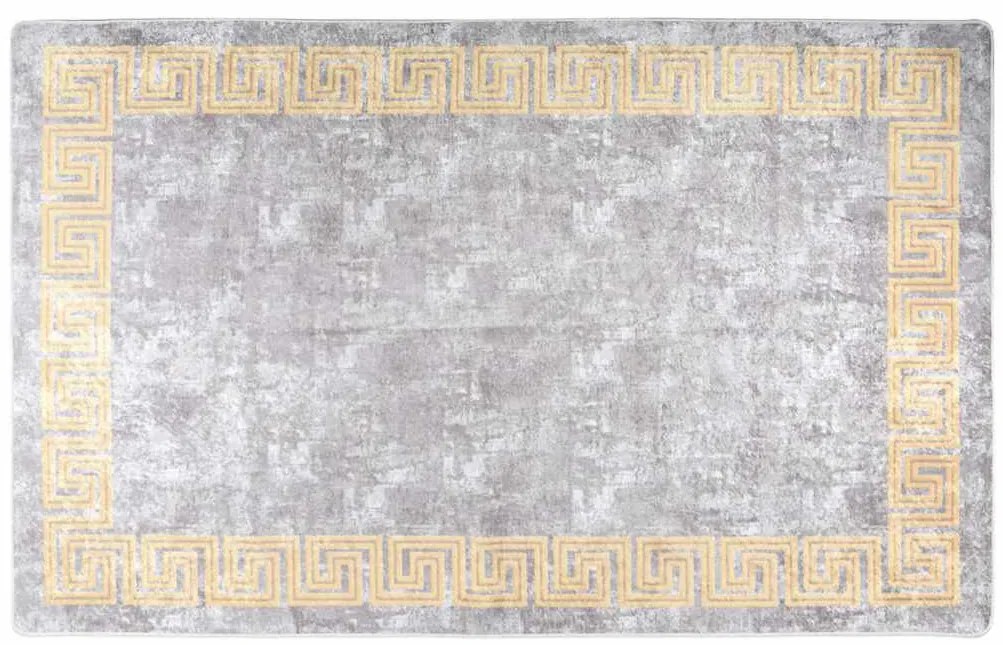 szürke csúszásmentes mosható szőnyeg 160 x 230 cm
