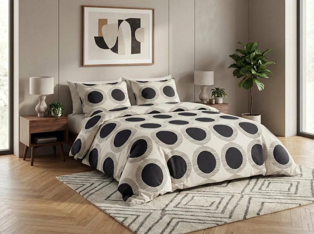 Renforcé pamut ágyneműhuzat KAYLIN mintás Ágyneműhuzat mérete: 80 x 80 cm | 135 x 200 cm