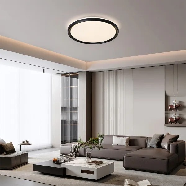 BRILAGI - dimmelhető LED mennyezeti lámpa RIVO LED/72W/230V 3000-6000K fekete Ø 50 cm + távirányító