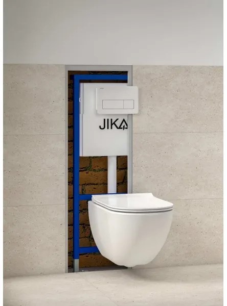 JIKA H8936620000001 - DUAL PRO öblítőgomb, fehér