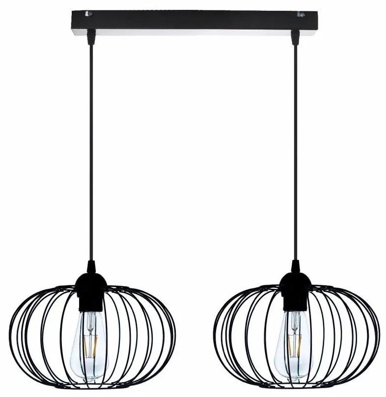 Csillár zsinóron BOCCA 2xE27/60W/230V