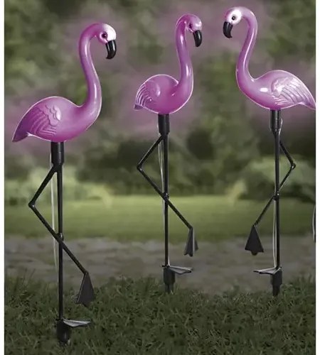 Napelemes kerti lámpa - flamingó Gardlov 21151