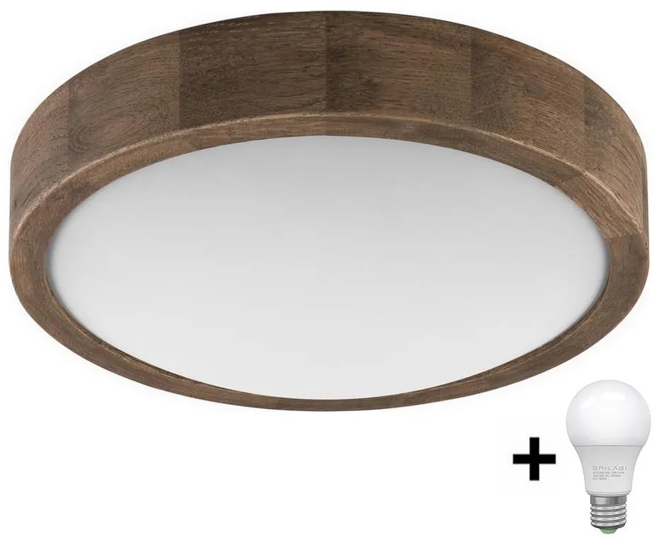Brilagi Brilagi - LED mennyezeti lámpa CARVALHO SLIM 1xE27/60W/230V dió 27 cm BG0854
