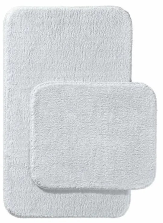 Világosszürke fürdőszobai kilépő szett 2 db-os 50x90 cm Plush – Mila Home