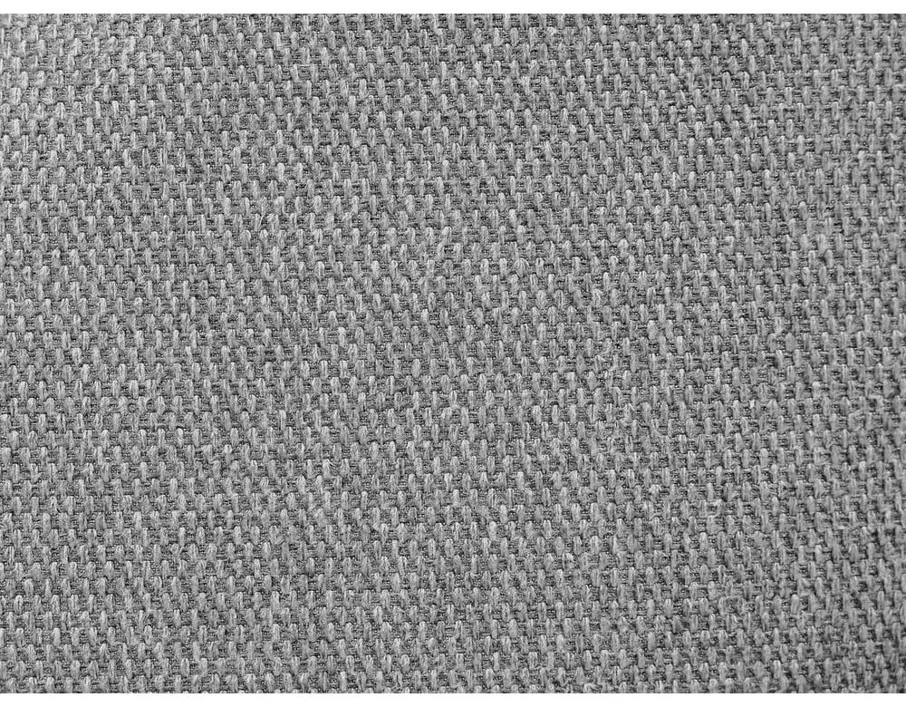 Világosszürke kárpitozott franciaágy ágyráccsal 160x200 cm Romane – Bobochic Paris