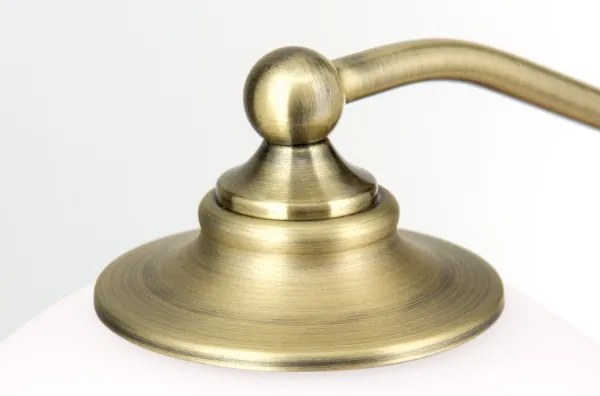 Orion LA 4-1213/1 - Asztali lámpa OLD LAMP 1xE27/40W/230V fehér/réz