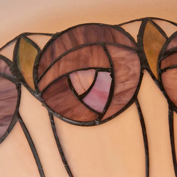 Endon 64173 - Tiffany HUTCHINSON mennyezeti lámpa 2xE27/60W/230V átm. 50 cm