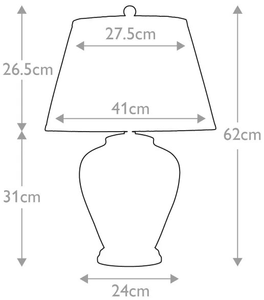 Elstead - Asztali lámpa LEAVES 1xE27/60W/230V