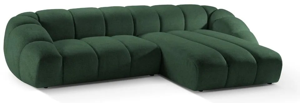 Zöld sarokkanapé (jobb oldali) Diana – Micadoni