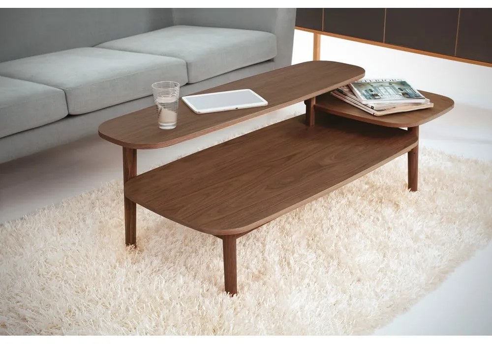 Eichberg dohányzóasztal diófa furnérrel - Woodman