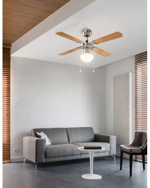 Eglo 56035 - LED mennyezeti ventilátor 1xE27/4,9W/230V átm. 106,6 cm