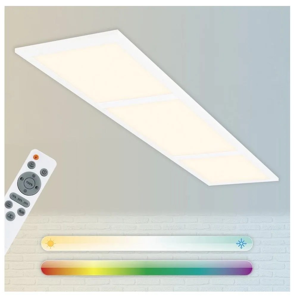 Briloner Briloner 7388-016 - RGBW Dimmelhető mennyezeti lámpa LED/24W/230V + távirányító BL1540