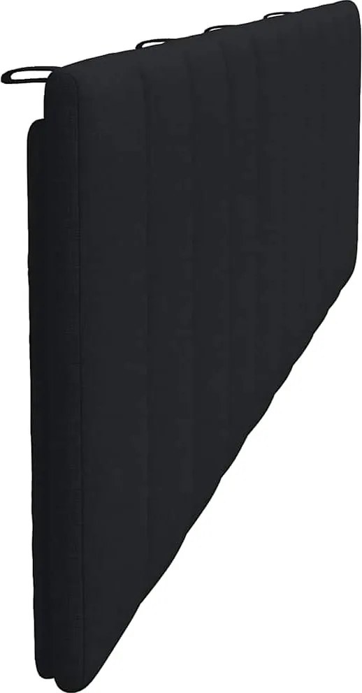 fekete szövet fejtámla párna Hanko 200 cm