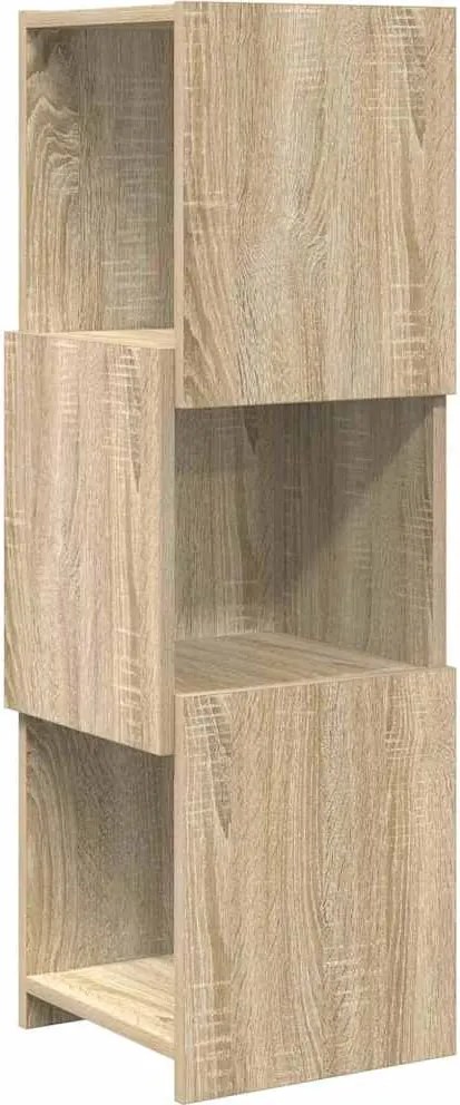 vidaXL Sarokszekrény Sonoma tölgy 30,5x30x95cm Faanyag