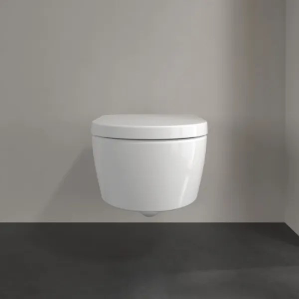 Villeroy & Boch 5656HR01 - Fali WC SoftClose ülőkével AVENTO kerámia/alpesi fehér