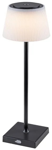 Rabalux 76010-LED Dimmelhető újratölthető asztali lámpa TAENA LED/4W/3,7V IP44 fekete