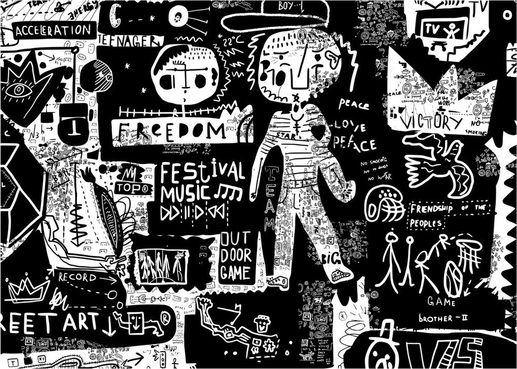 Kép - Graffiti (70x50 cm)