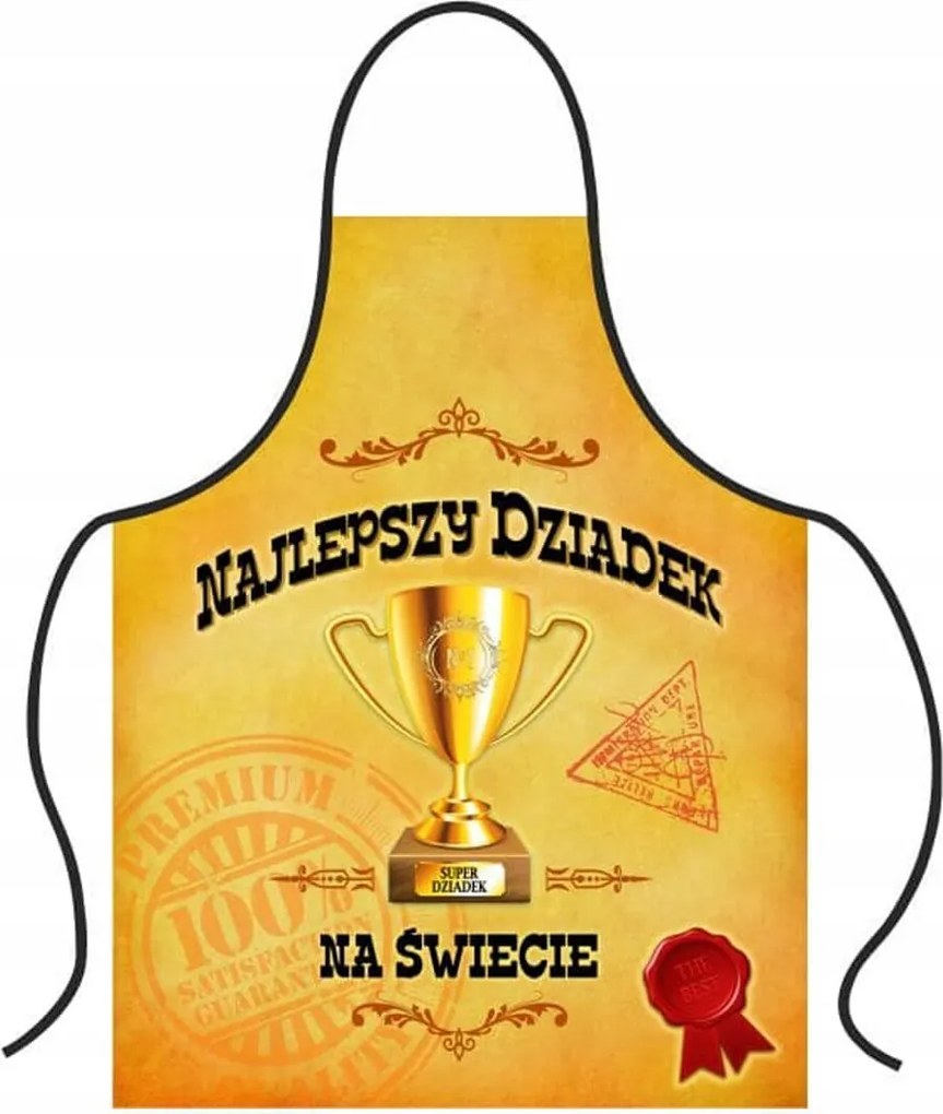 Konyhai kötény Legjobb nagypapa 60x80 cm